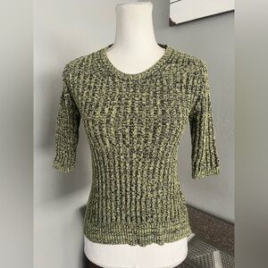 HUMANOID Women's Green blouse Pullover size S